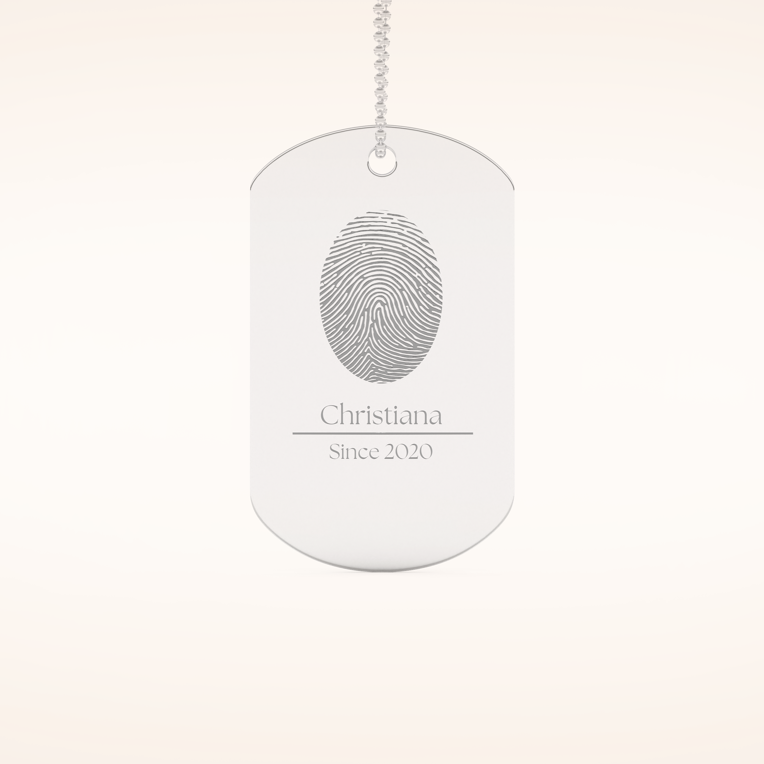 Custom Personalized Fingerprint Pendant Necklace – Crafted with Meaning 1