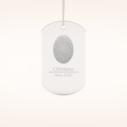 Custom Personalized Fingerprint Pendant Necklace – Crafted with Meaning 1