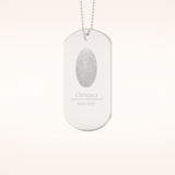 Custom Personalized Fingerprint Pendant Necklace – Crafted with Meaning 2