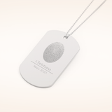 Custom Personalized Fingerprint Pendant Necklace – Crafted with Meaning 10