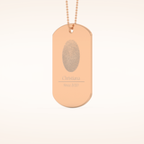 Custom Personalized Fingerprint Pendant Necklace – Crafted with Meaning 12