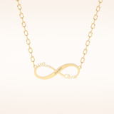 Custom Personalized Infinity Pendant Necklace – Crafted with Meaning 6
