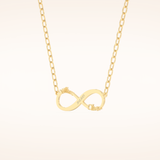 Custom Personalized Infinity Pendant Necklace – Crafted with Meaning 7