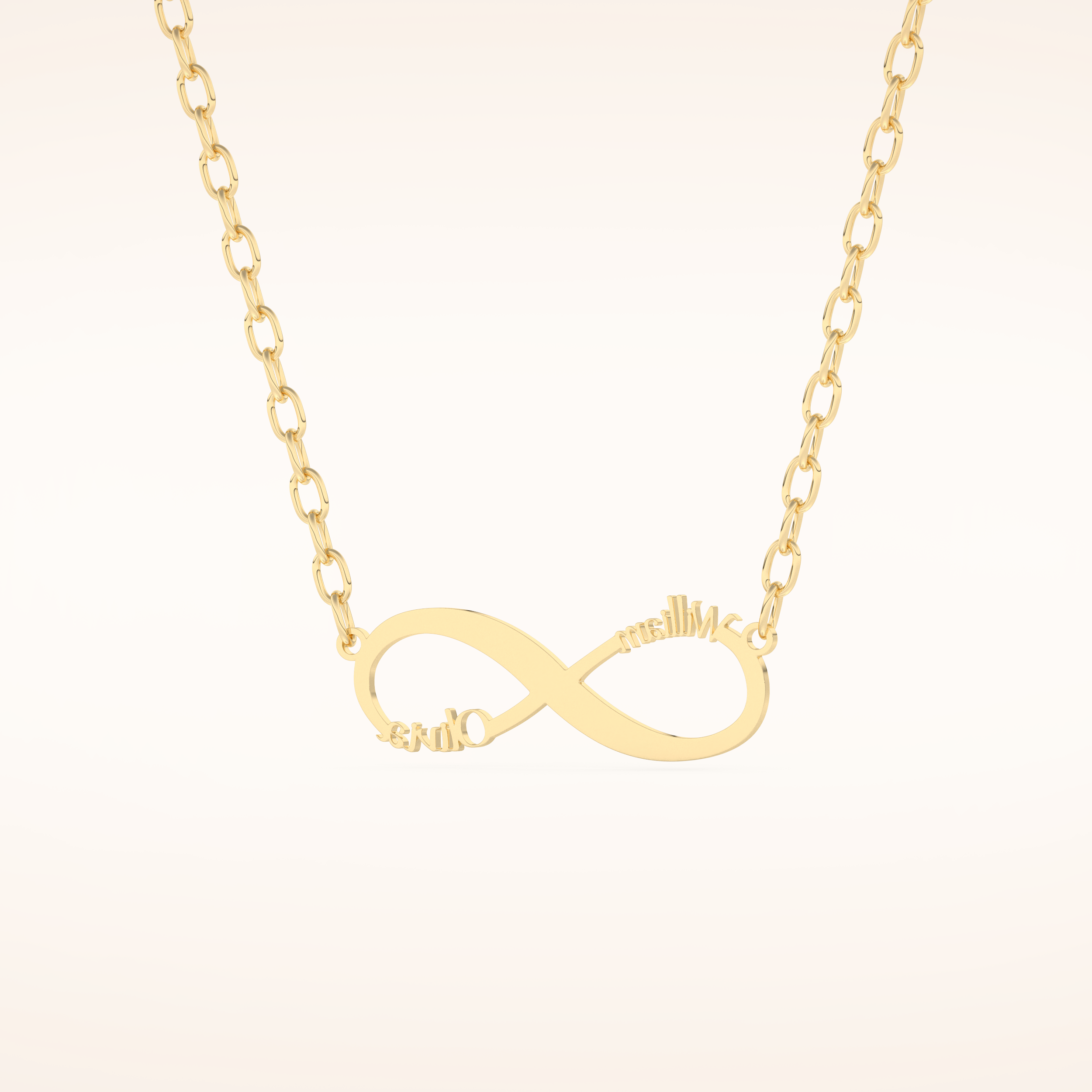 Custom Personalized Infinity Pendant Necklace – Crafted with Meaning 9