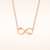 Custom Personalized Infinity Pendant Necklace – Crafted with Meaning 12
