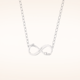 Custom Personalized Infinity Pendant Necklace – Crafted with Meaning 2