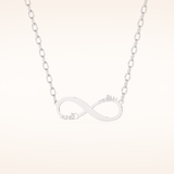 Custom Personalized Infinity Pendant Necklace – Crafted with Meaning 4