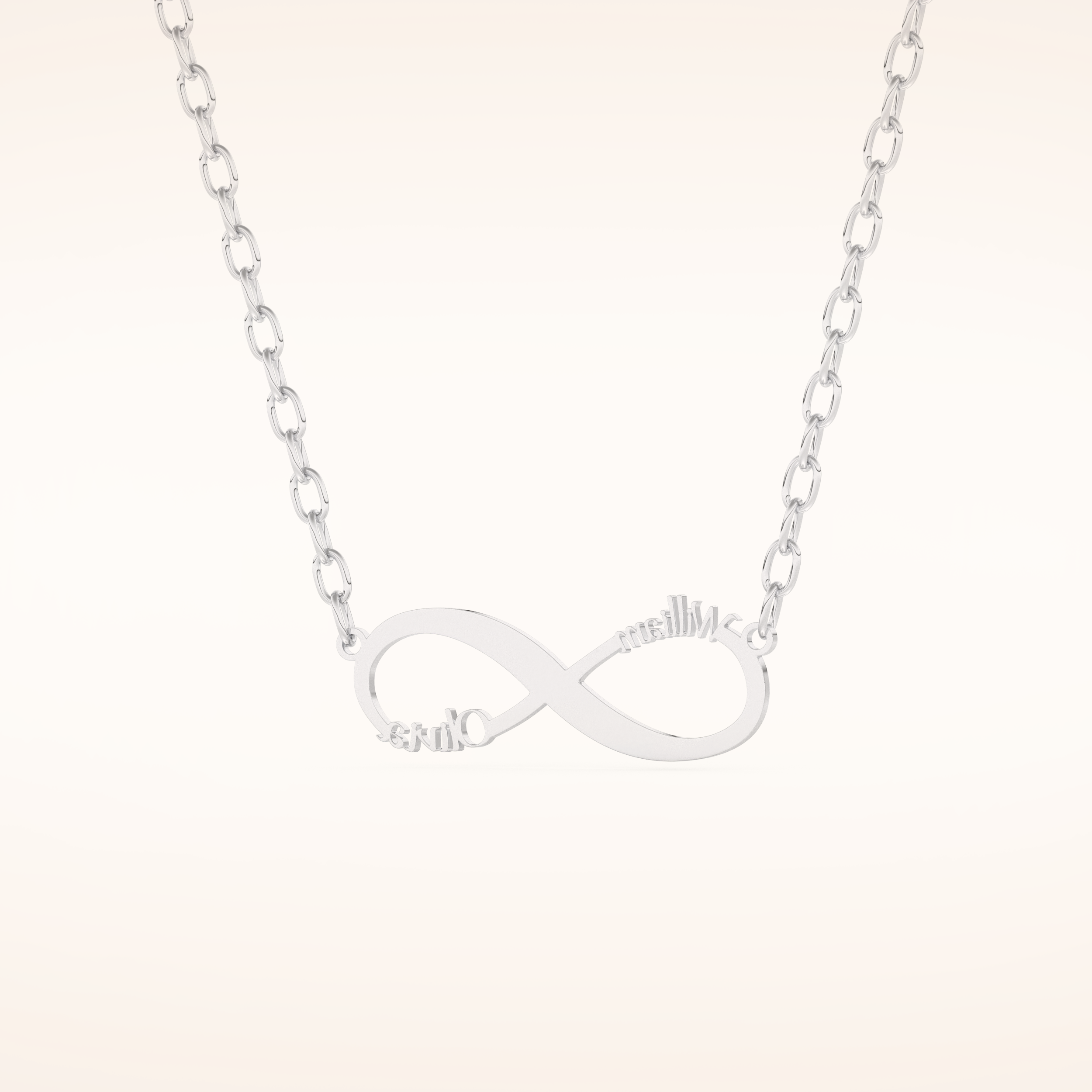 Custom Personalized Infinity Pendant Necklace – Crafted with Meaning 4