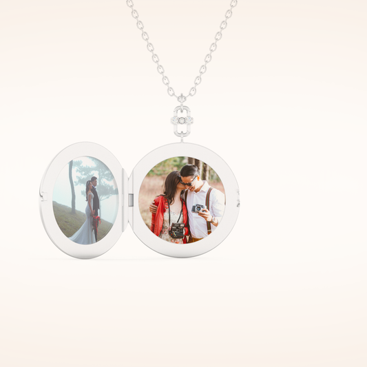 Custom Photo Mini Locket Necklace – Crafted with Meaning 1