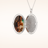 Custom Photo Mini Locket Necklace – Crafted with Meaning 2