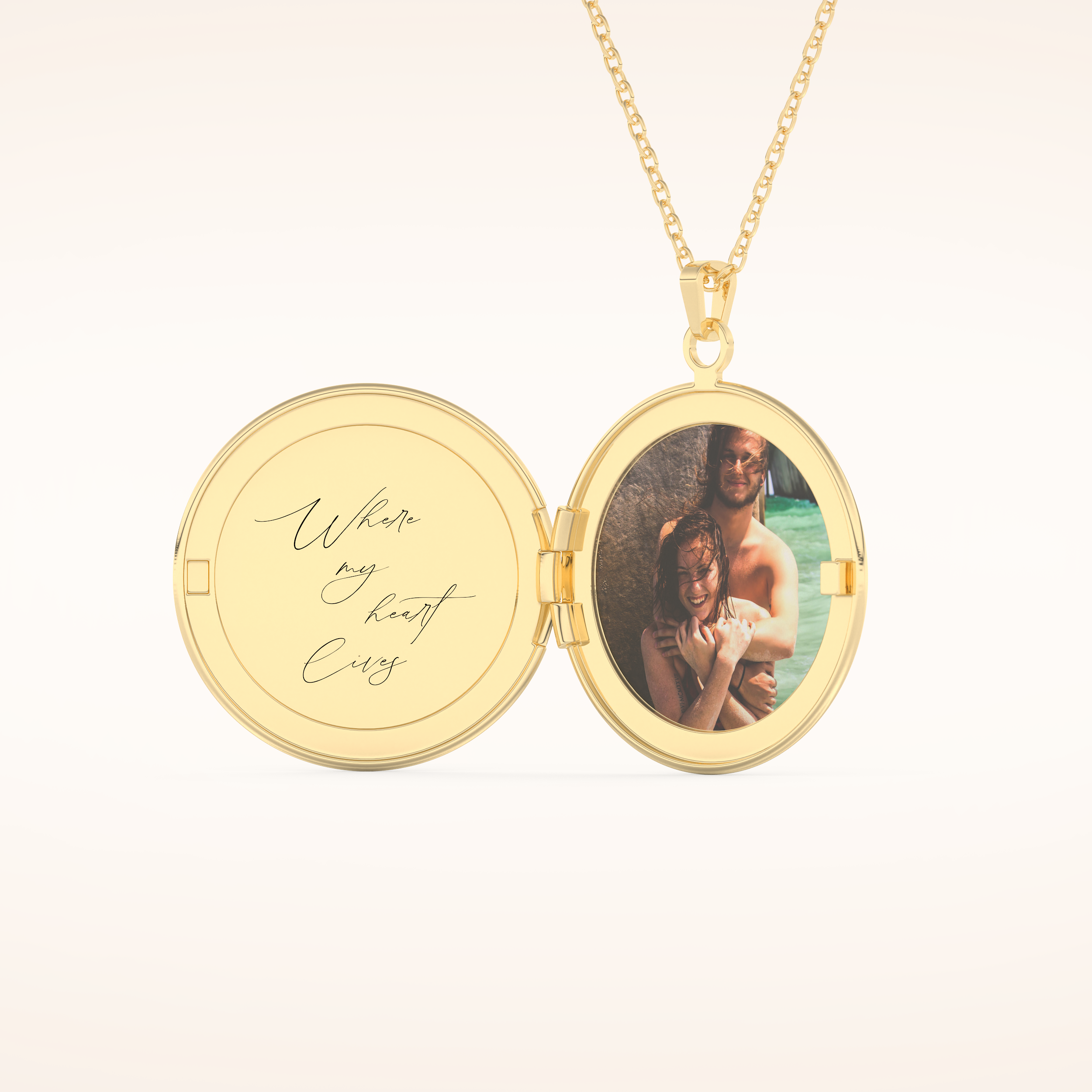 Custom Photo & Name Mini Locket Necklace  – Crafted with Meaning 7