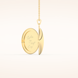 Custom Photo & Name Mini Locket Necklace  – Crafted with Meaning 8