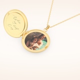 Custom Photo & Name Mini Locket Necklace  – Crafted with Meaning 10