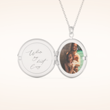 Custom Photo & Name Mini Locket Necklace  – Crafted with Meaning 2