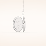 Custom Photo & Name Mini Locket Necklace  – Crafted with Meaning 3