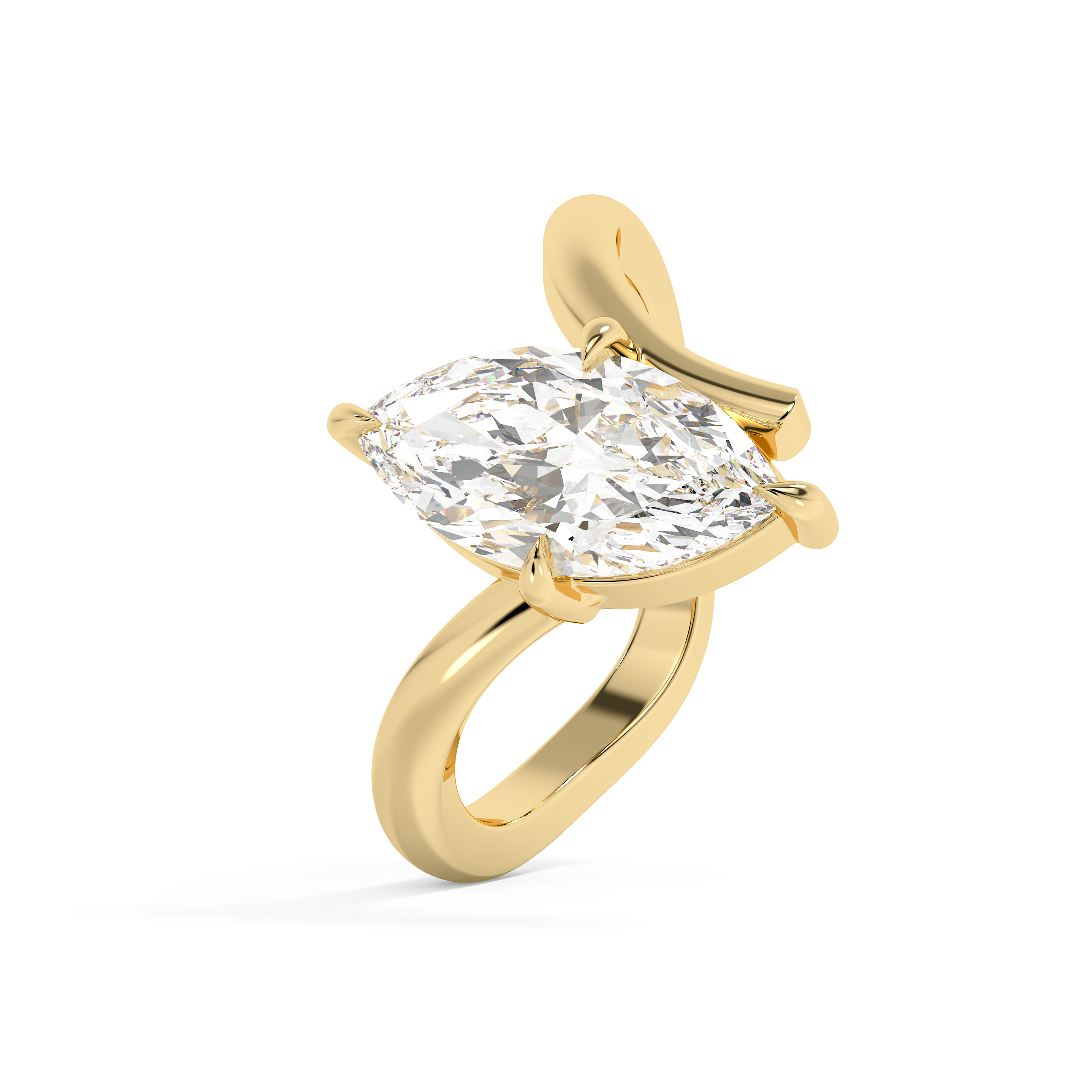 Marquise Solitaire Rapture Lab Grown Diamond Engagement Ring