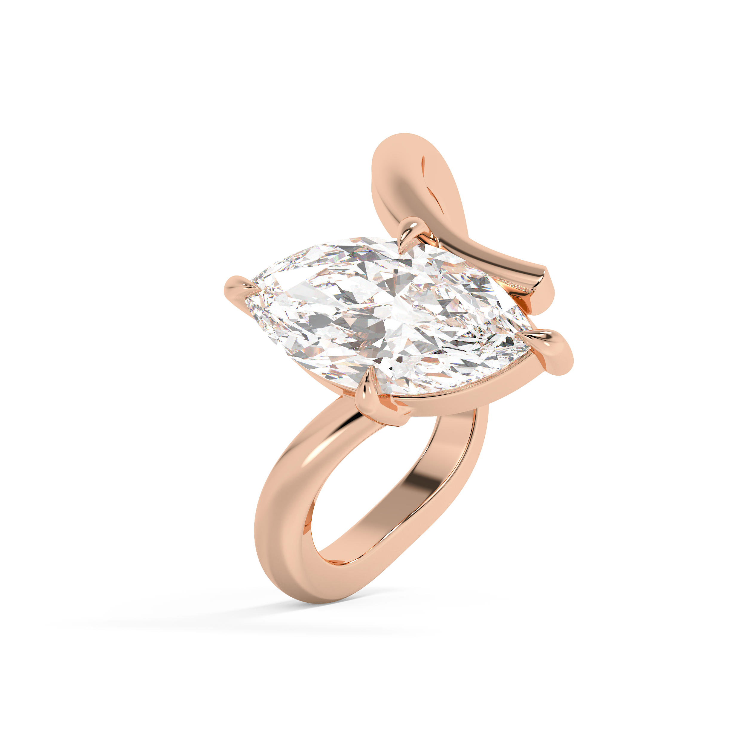 Marquise Solitaire Rapture Lab Grown Diamond Engagement Ring