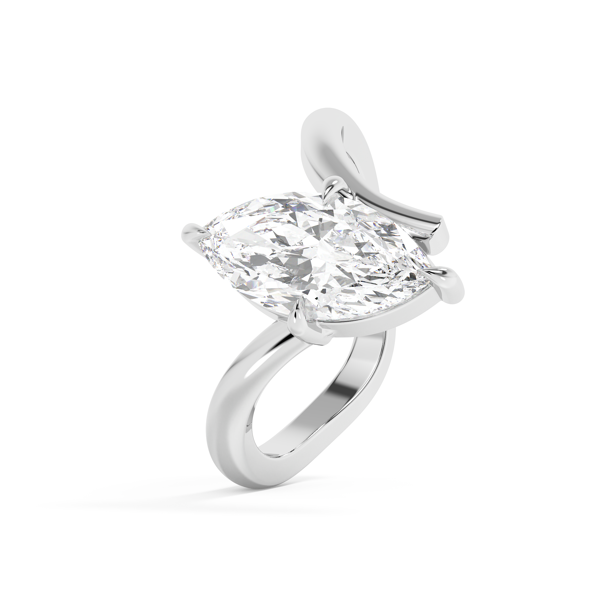 Marquise Solitaire Rapture Lab Grown Diamond Engagement Ring