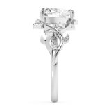 Heart Nature Inspired Lab Grown Diamond Engagement Ring