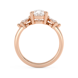 Pear Nature Inspired Lab Grown Diamond Engagement Ring