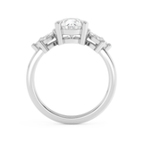 Pear Nature Inspired Lab Grown Diamond Engagement Ring