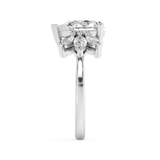 Pear Nature Inspired Lab Grown Diamond Engagement Ring