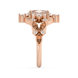 Oval Nature Inspired Lab Grown Diamond Engagement Ring