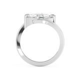 East West Marquise Solitaire Rapture Lab Grown Diamond Engagement Ring