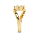 East West Oval Solitaire Rapture Lab Grown Diamond Engagement Ring