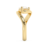 East West Pear Solitaire Rapture Lab Grown Diamond Engagement Ring