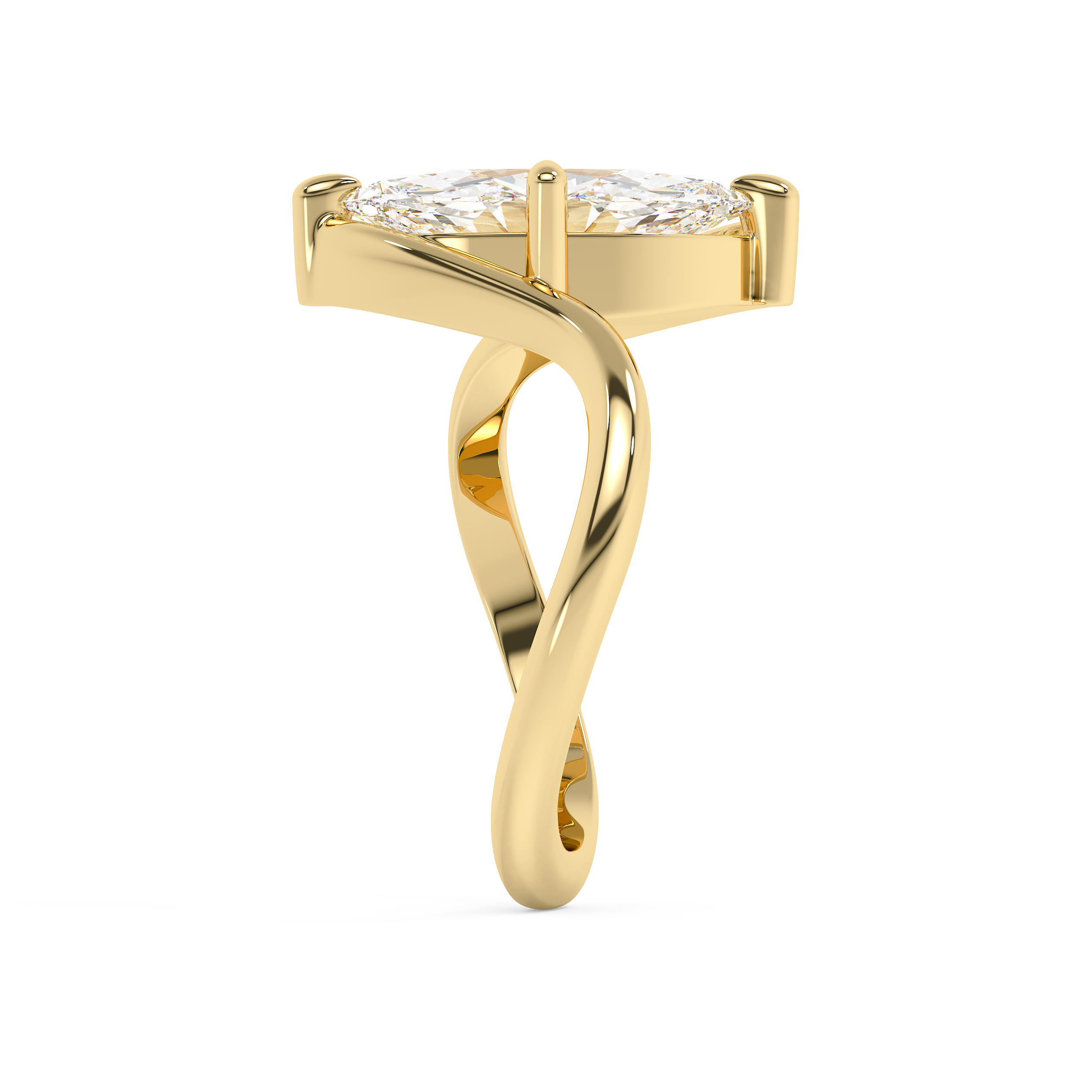 Marquise Solitaire Rapture Lab Grown Diamond Engagement Ring