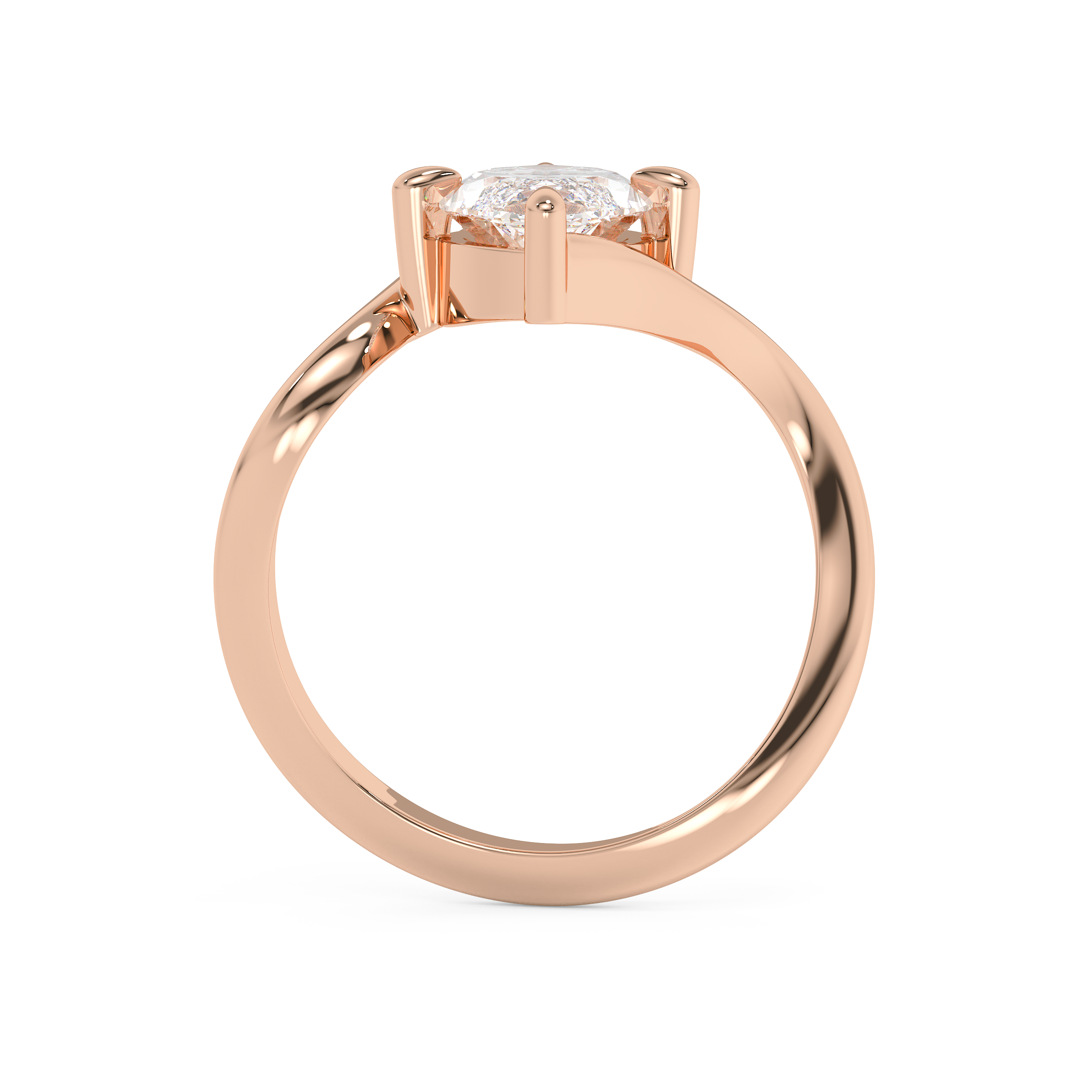 Marquise Solitaire Rapture Lab Grown Diamond Engagement Ring