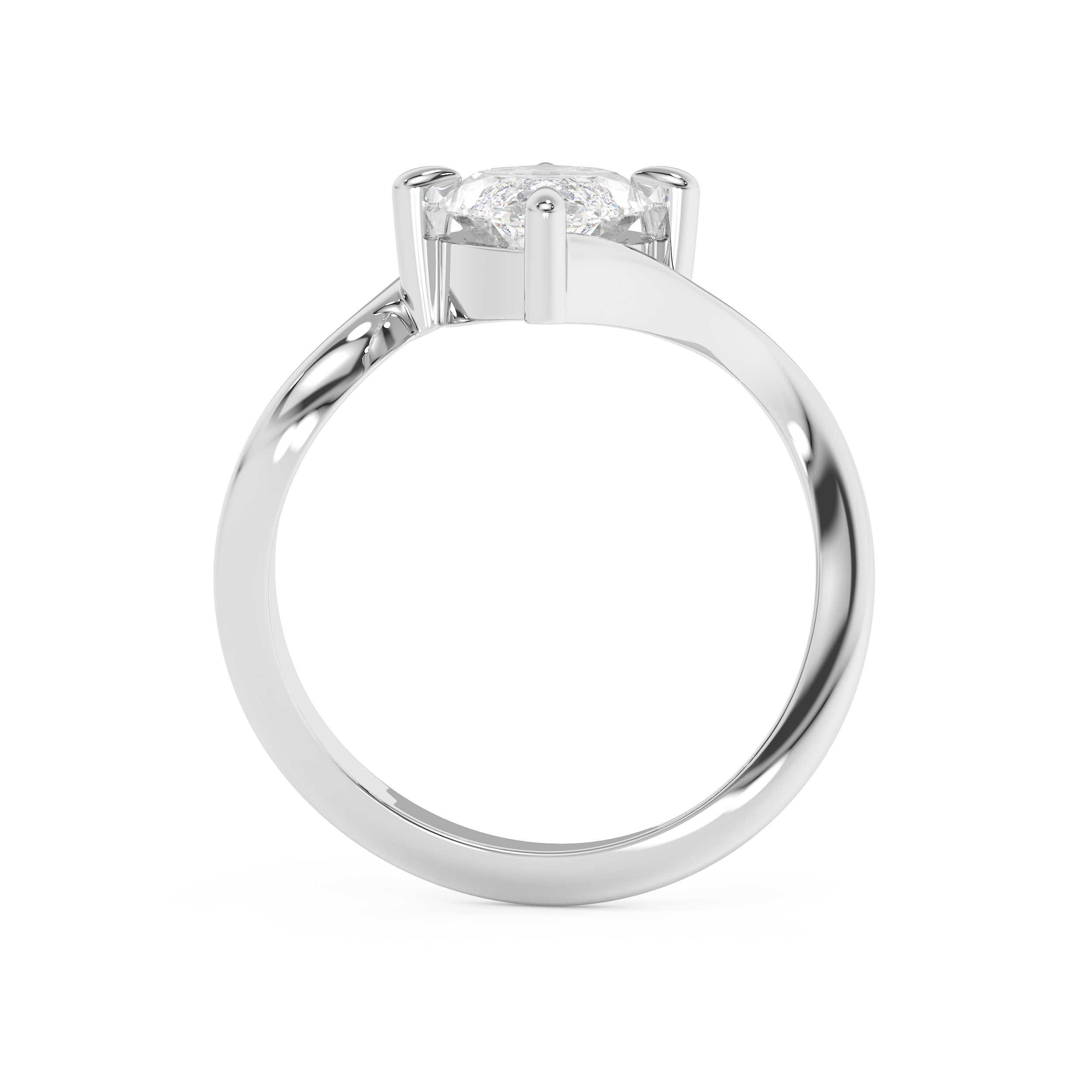 Marquise Solitaire Rapture Lab Grown Diamond Engagement Ring