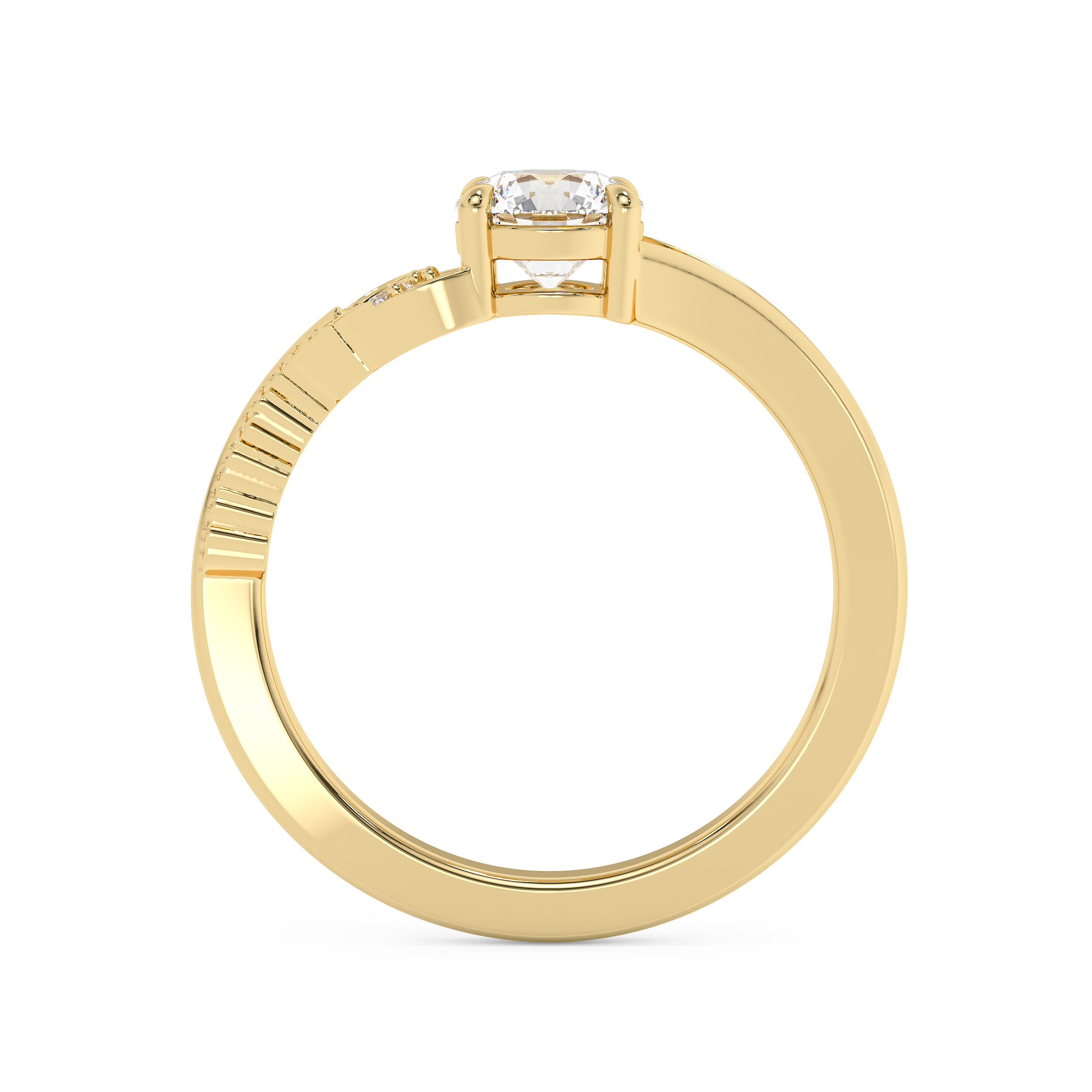 0.775 TCW Round Toi Et Moi Lab Grown Diamond Engagement Ring