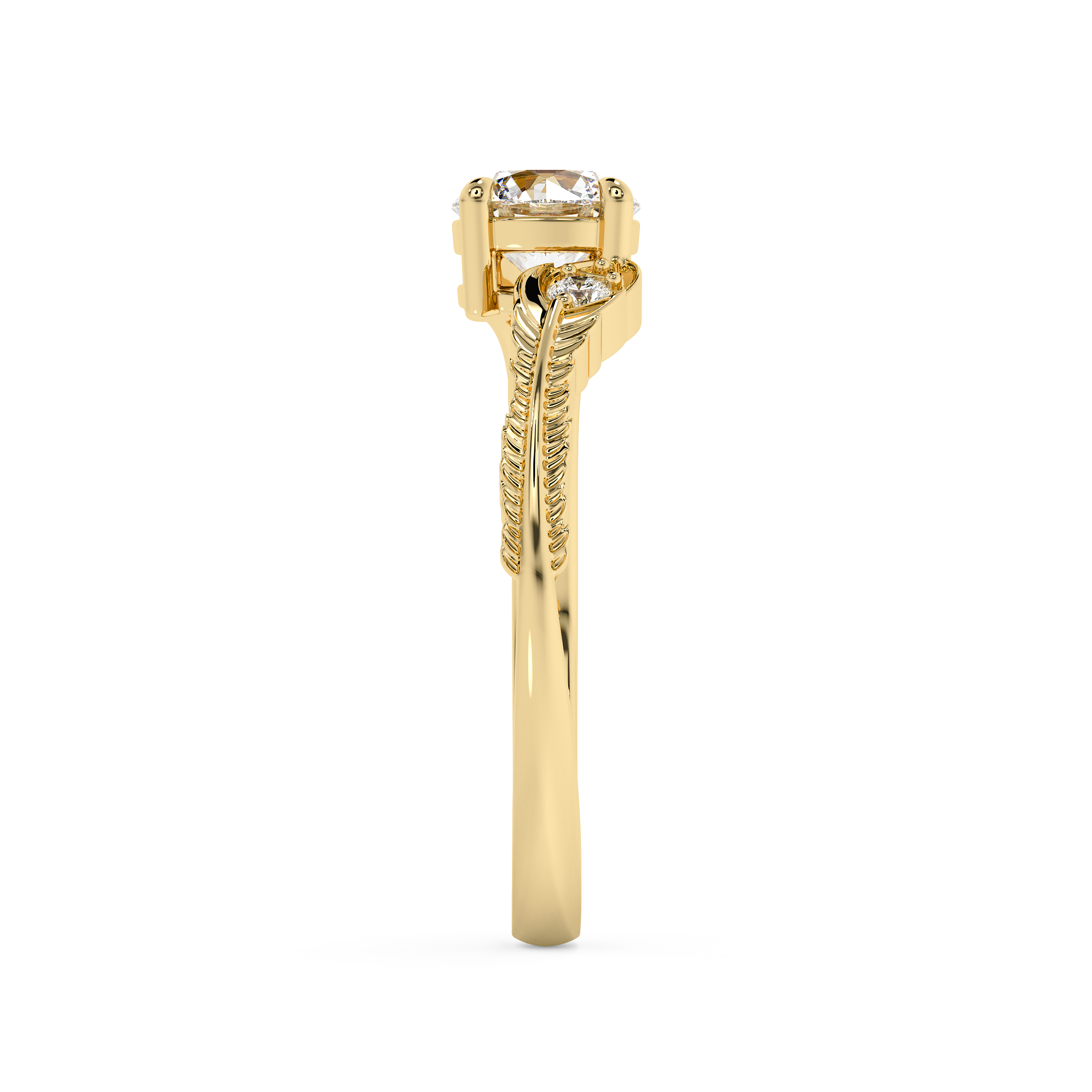 0.775 TCW Round Toi Et Moi Lab Grown Diamond Engagement Ring