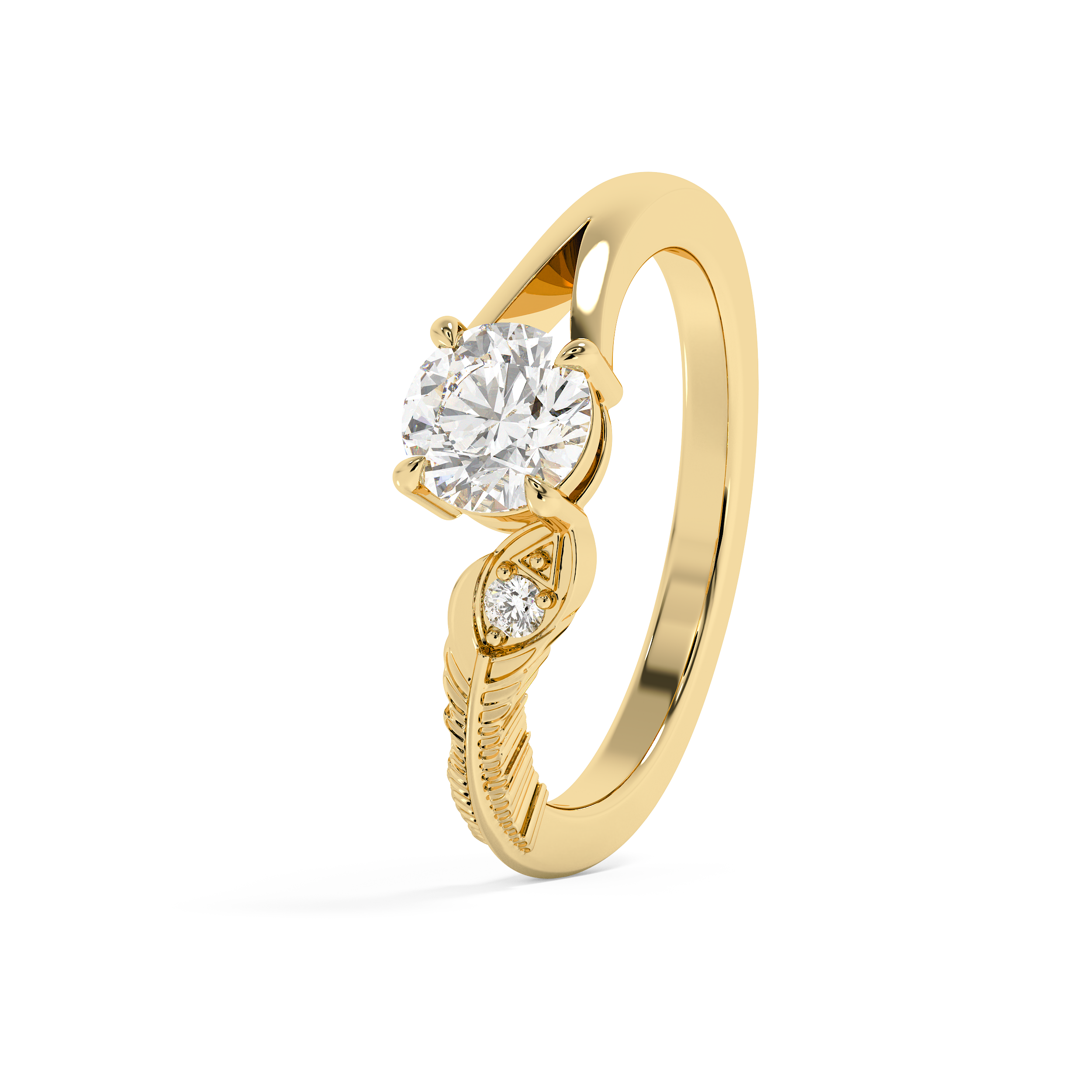 0.775 TCW Round Toi Et Moi Lab Grown Diamond Engagement Ring