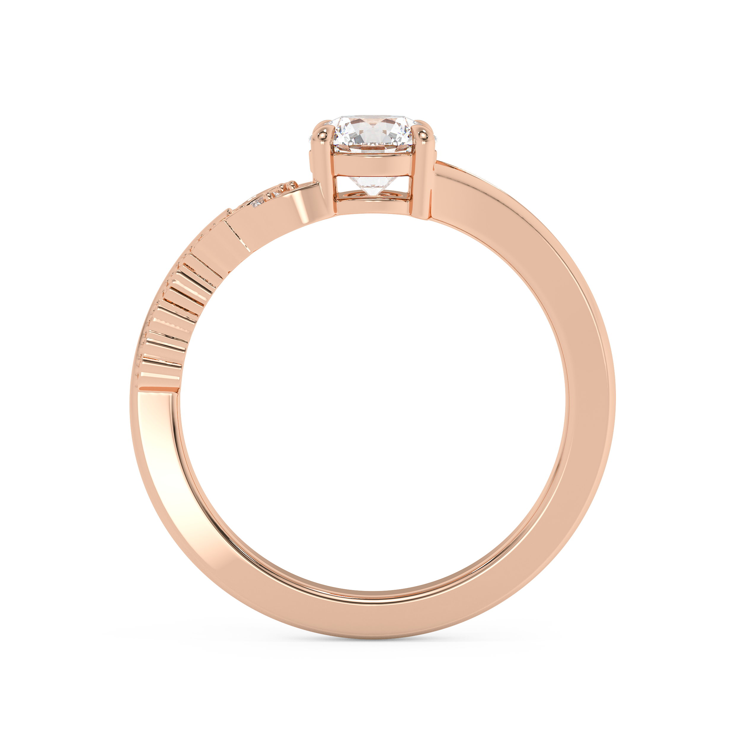 0.775 TCW Round Toi Et Moi Lab Grown Diamond Engagement Ring