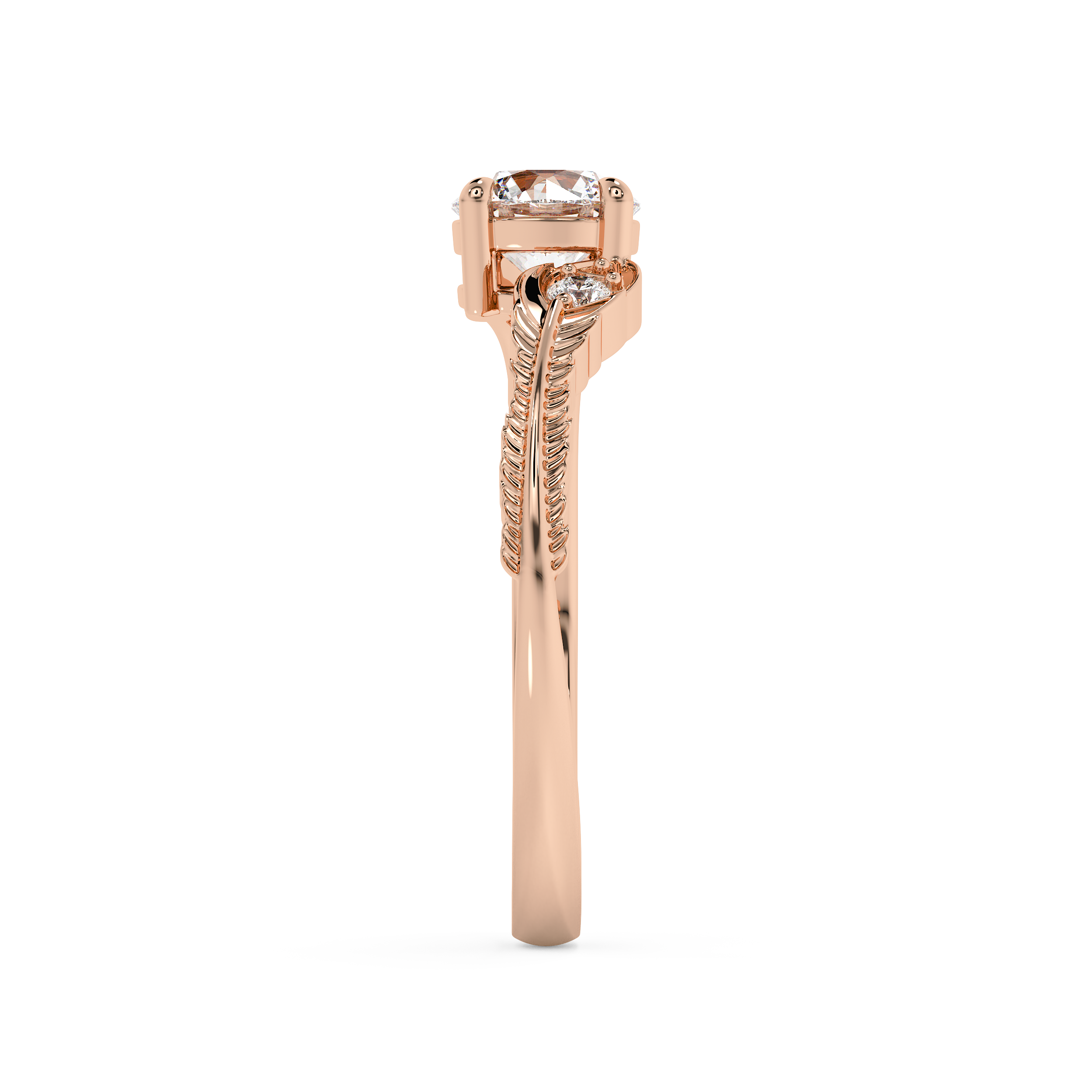 0.775 TCW Round Toi Et Moi Lab Grown Diamond Engagement Ring