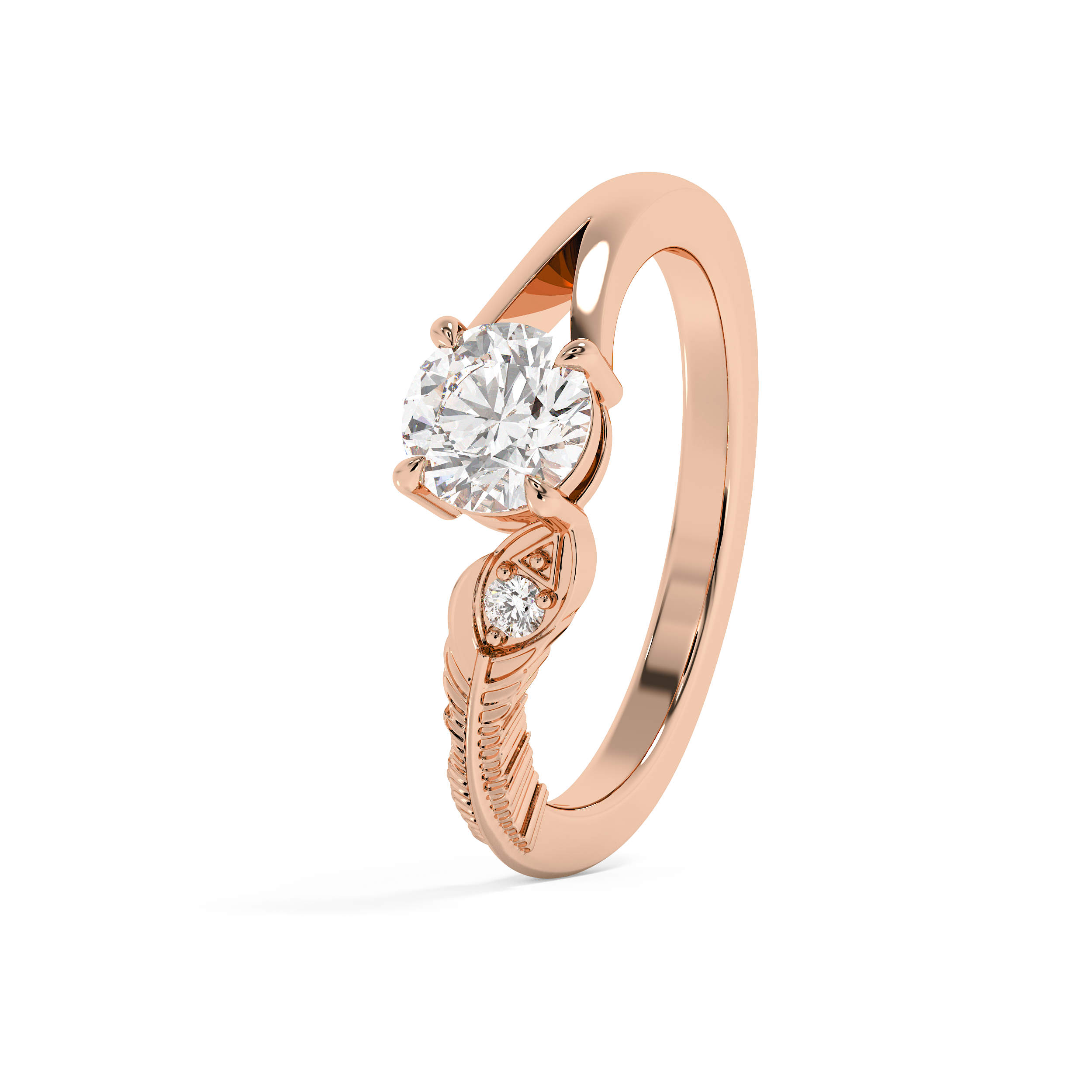 0.775 TCW Round Toi Et Moi Lab Grown Diamond Engagement Ring
