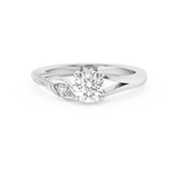 0.775 TCW Round Toi Et Moi Lab Grown Diamond Engagement Ring