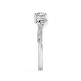 0.775 TCW Round Toi Et Moi Lab Grown Diamond Engagement Ring