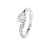 0.775 TCW Round Toi Et Moi Lab Grown Diamond Engagement Ring