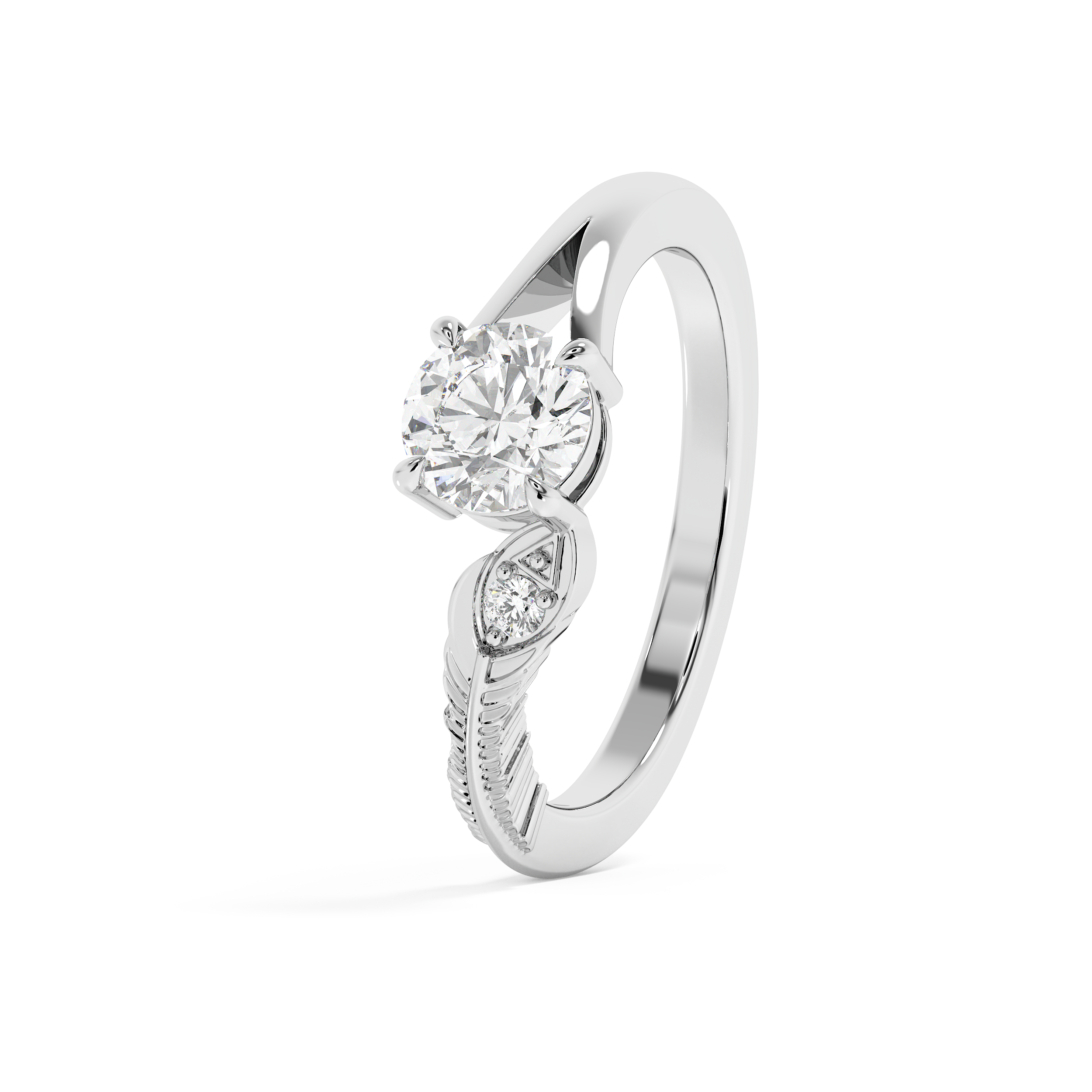 0.775 TCW Round Toi Et Moi Lab Grown Diamond Engagement Ring