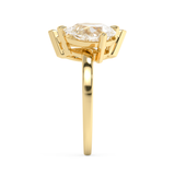 3.5 TCW Pear & Marquise Toi Et Moi Lab Grown Diamond Engagement Ring