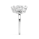 3.5 TCW Pear & Marquise Toi Et Moi Lab Grown Diamond Engagement Ring