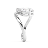 4 TCW Pear & Round Toi Et Moi Lab Grown Diamond Engagement Ring
