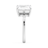 4.75 TCW Radiant & Heart Toi Et Moi Lab Grown Diamond Engagement Ring