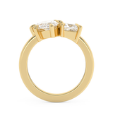 3 TCW Marquise & Princess Toi Et Moi Lab Grown Diamond Engagement Ring