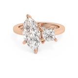 3 TCW Marquise & Princess Toi Et Moi Lab Grown Diamond Engagement Ring