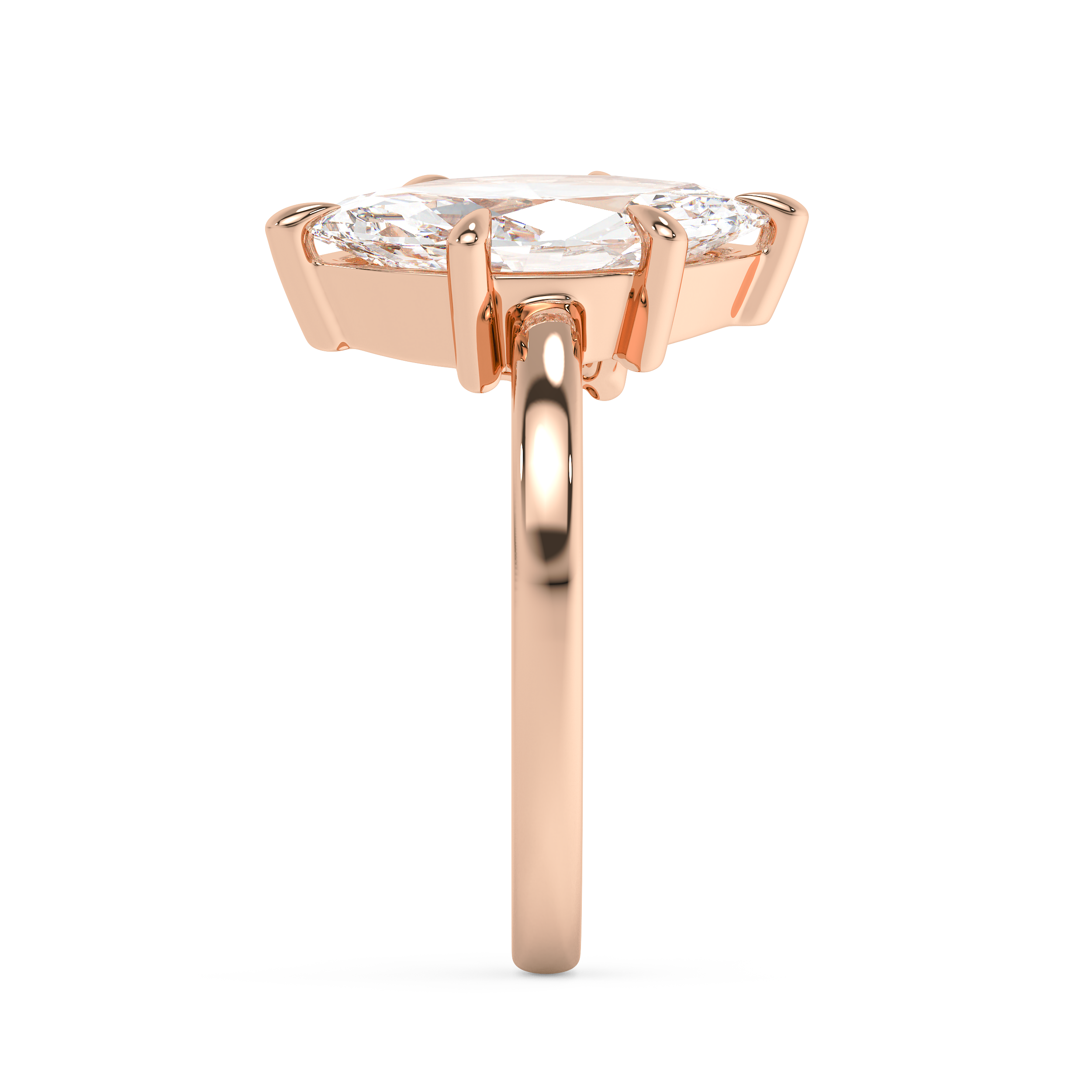 3 TCW Marquise & Princess Toi Et Moi Lab Grown Diamond Engagement Ring